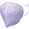 Mascarilla Kn95 Ninos Morado Dhisve X10