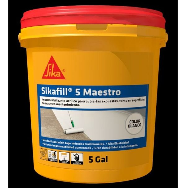 Sikafill 5 Maestro Bco 5gl