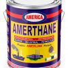Poliuretano Acrilico Metal Concreto Amerthane Galon Rojo 300