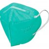 Mascarilla Kn95 Adulto Verde Dhisve X10