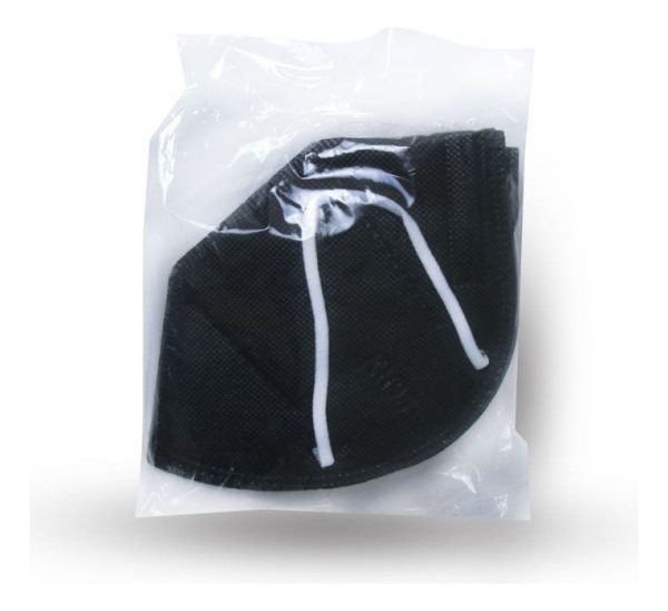 Paquete De 5 Mascarillas Negra Kn95/5 Evans