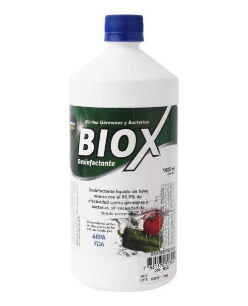 Biox Desinfectante Biodegradable De 1 Litro