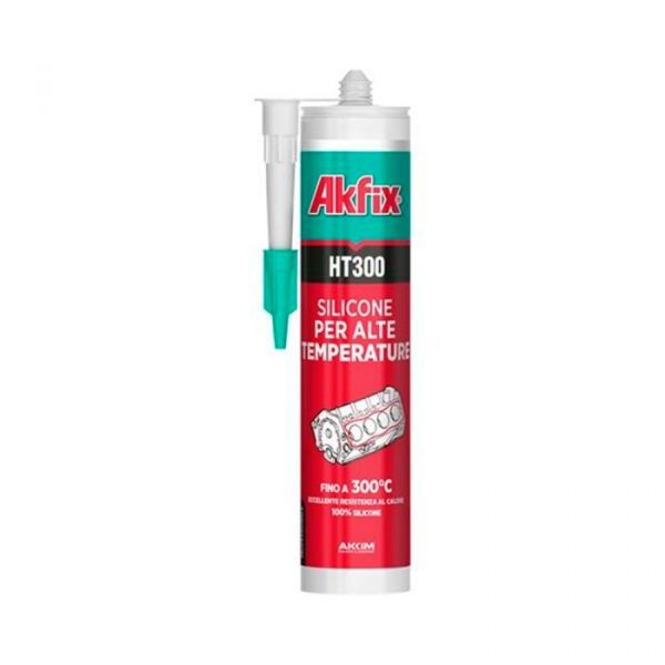 Silicon temperatura negro 85gr akfix