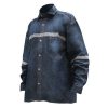 Camisa prelavada con cinta reflectiva talla 42