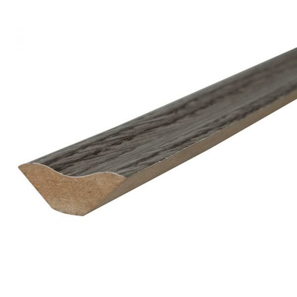 Perfil concavo de 1/4 mokaccino de 2.5 centimetros x 2.4 metros hardutsh