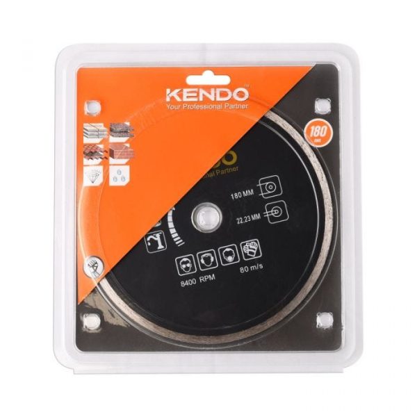 Disco de corte diamante continuo 180x5mm kendo