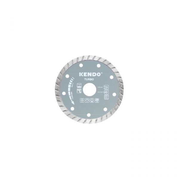Disco corte diamante turbo 105mm/4" x 16/20mm kendo