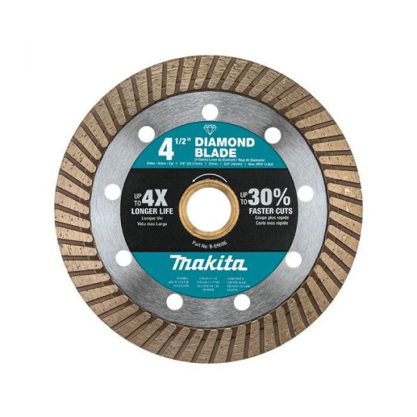 Disco diamantado turbo concreto 4-1/2" makita