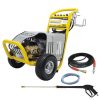 Hidrolavadora de 4hp 2200psi 220 voltios monofasico con cubierta inoxidable porten