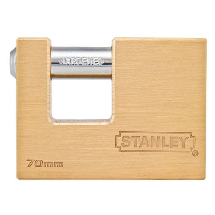 Candado de bronce anticisalla stanley de 70 milimetros