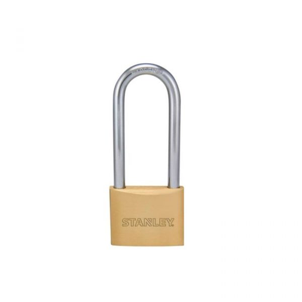 Candado de bronce solido 30mm arco largo stanley