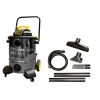 Aspiradora de 16 galones y 5.5hp tanque de acero inoxidable  para seco y humedo stanley