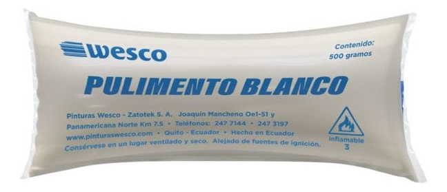 Pulimento Blanco En Sachet De 500 Gramos Wesco