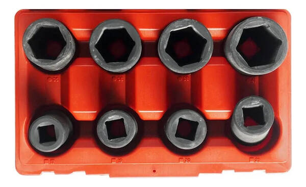 Juego Dados Impacto Ruedas Mando De 3/4 Premium 8 Unidades