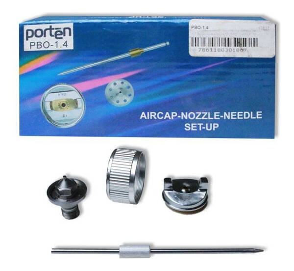 Kit Boquilla/aguja/trompo 1.4mm Para Pistola Ppi-4001 Porten