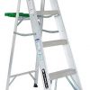 Escalera T2 Pie Gallo 1.22mt Alumn