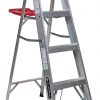 Escalera T3 Pie Gallo 1.22mt Alumn Cuprum