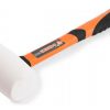 Combo Caucho Blanco 1lb/454gr Mango Fibra De Vidrio Kendo