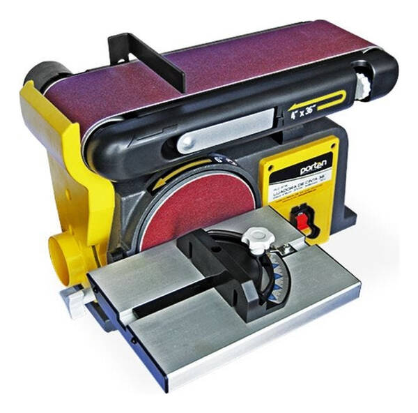 Lijadora De 370 Watts 3450rpm Con Cinta / Disco Porten