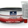 Masilla Multiplast Antracita Con Catalizador 1kg Roberlo
