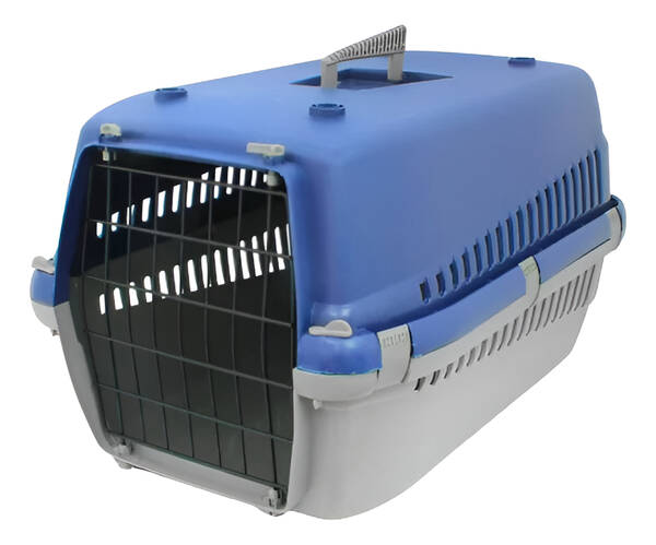Transportador P/mascota 54x38x33cm Azul