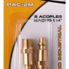 Juego De Plug 2 Piezas 1/4 Pulgada Npt Macho Porten