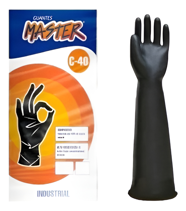 Guante Industrial Extra Largo 50cm # 9 C40 Master Proteccion