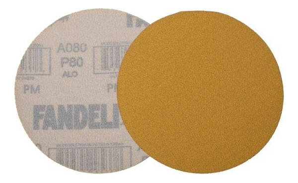 Lija De Disco De 5 Pulgadas Fandeli Velcron Numero 80 Hookit