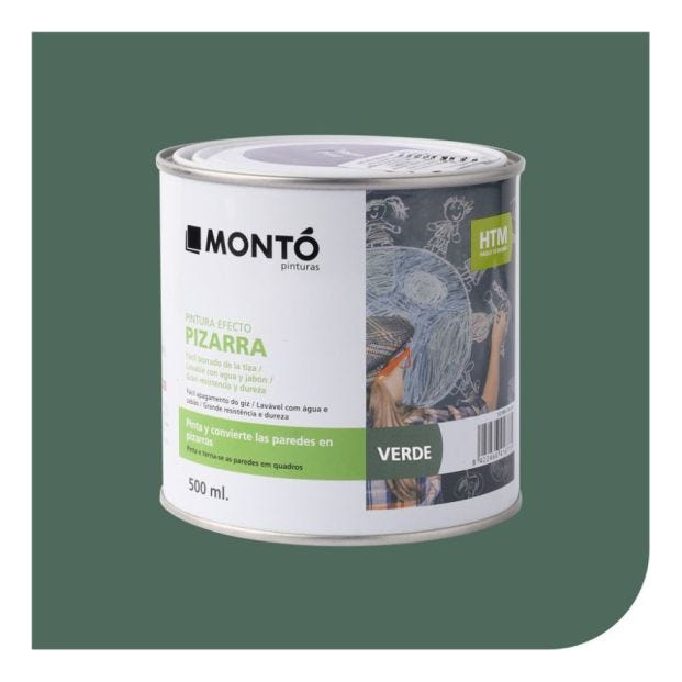 Pintura Htm Pizarra Verde De 500ml Monto