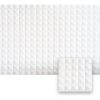 Plancha Pvc Decorativo Diamantes Bco 0.8x1.20mt