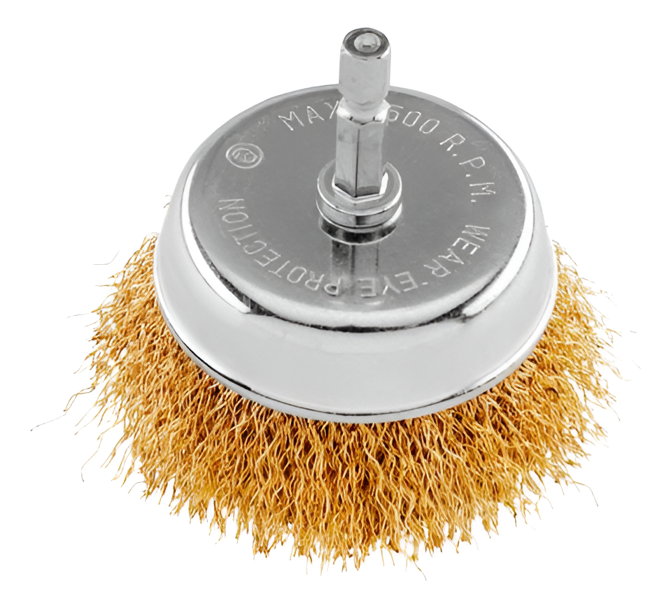 Grata Copa Cobre Ondulado 75mm Eje 6mm P' Taladro Kendo