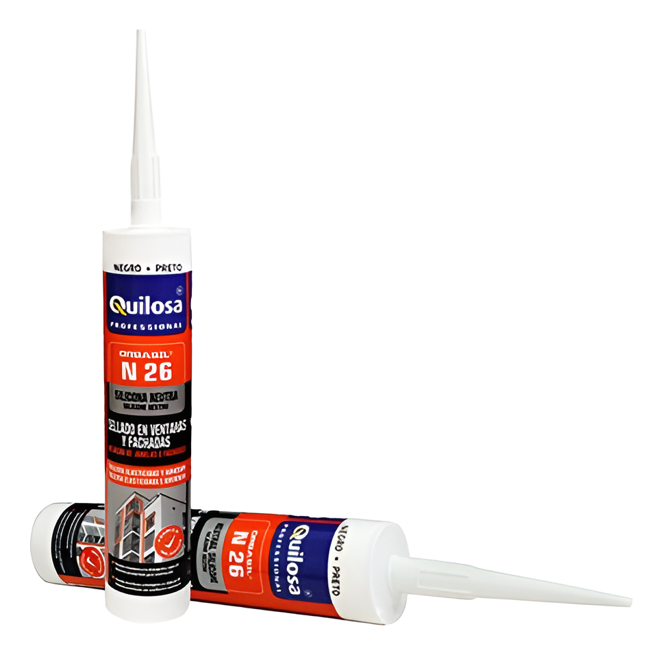Silicon N-26 Neutro Negro De 300 Mililitros Quilosa