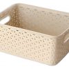 Canastilla Ratan 2 Beige
