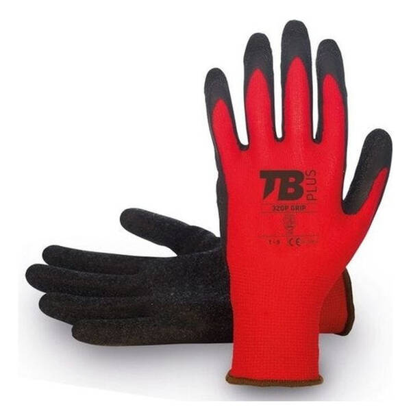 Guante Mecanico Poliester Latex Grip Talla 8 / M