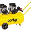 Compresor De 3hp 100lt 115v Silencioso Sin Aceite Porten