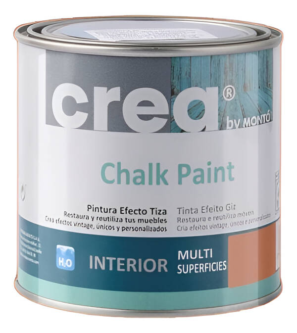 Crea Chalk Paint Naranja Ladrillo 500 Mililitros Monto