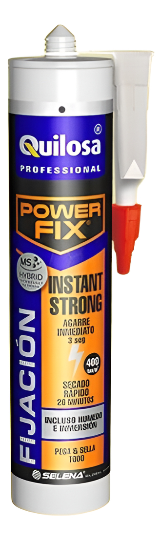 Super Adhesivo De Montaje Ms Power Fix Beige 290 Ml Quilosa