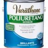 Barniz Transparente Brillante Poliuretan Exterior Agua Litro