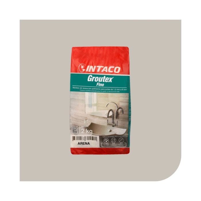 Emporador porcelana groutex sin arena color avellana 2kg intaco