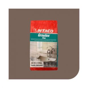 Emporador porcelana groutex sin arena color cafe oscuro 2kg intaco