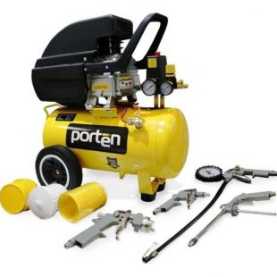 Kit Compresor Porten 2hp + Kit Accesorios Porten