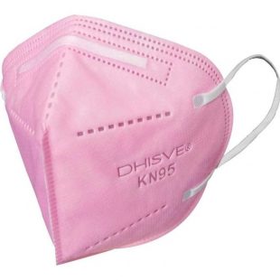 Mascarilla Kn95 Ninos Rosado Dhisve X10