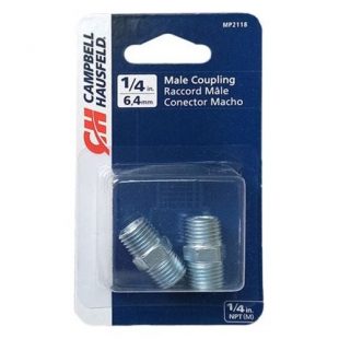 Juego De 2 Neplo Macho Ch 1/4 Npt