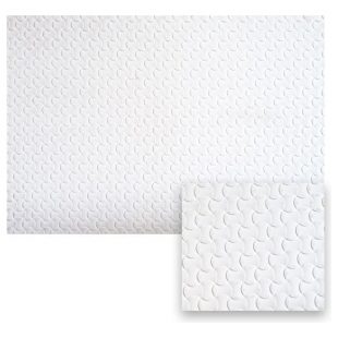 Plancha Pvc Decorativo Mosaico Blanco 0.8x1.20mt