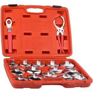 Juego De 16 Unidades Llaves De 1/2 Pulgada Filtro Aceite Jtc