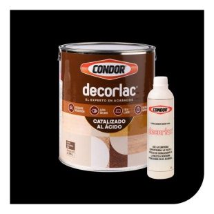 Decorlac Negro Brillante Galon Condor