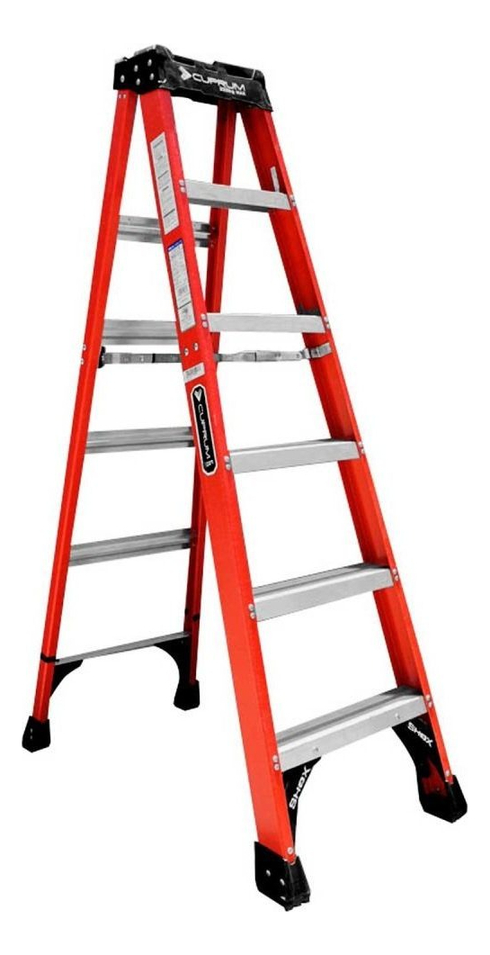 Escalera T1a Pie Gallo 1.83mt 225kg F.vidrio