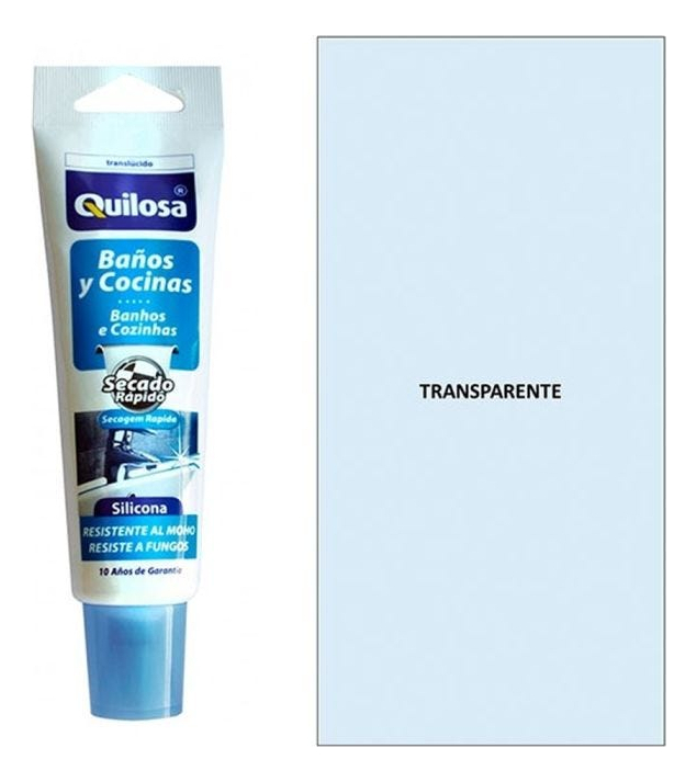Silicon De Reparacion Baños & Cocinas Transparente 100 Ml
