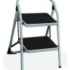 Escalera De Metal Plegable De 2 Gradas De 68 Centimetros