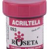 Acriltela Mate Burgandy De 30 Centimetros Cubicos Roseta